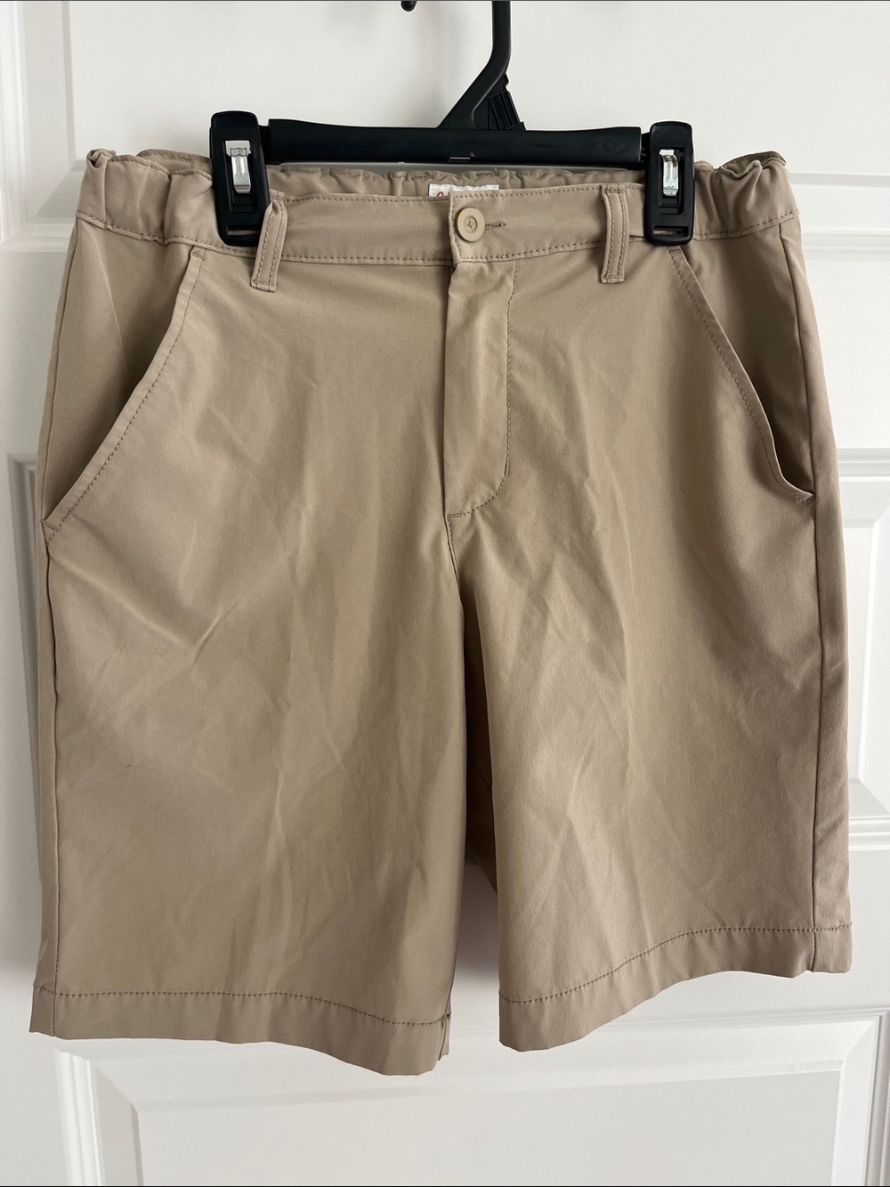 Cat & Jack Tan Flat-Front Dry Fit Shorts